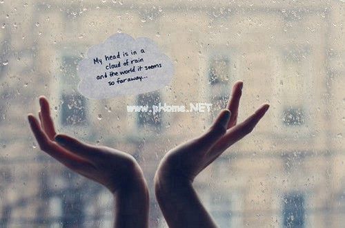 qq说说伤感带图片