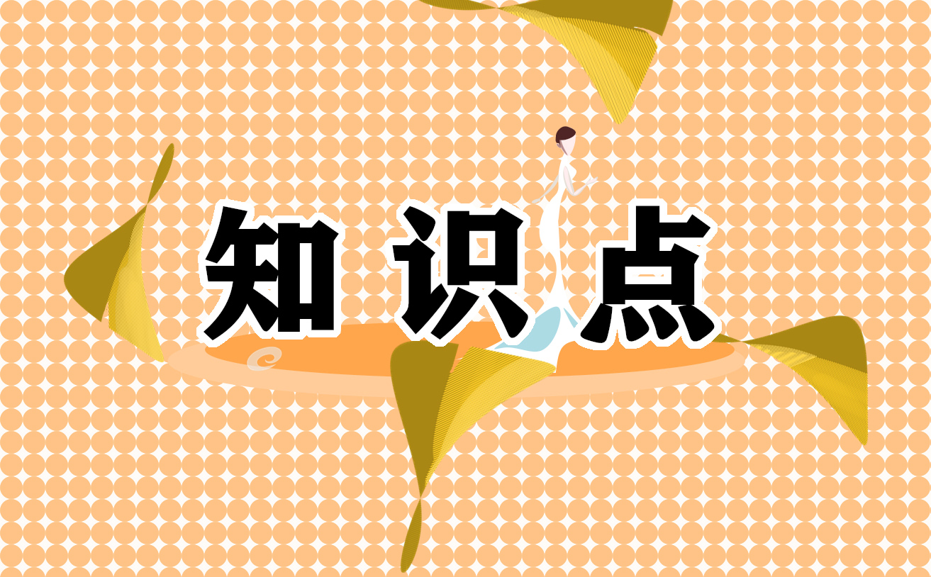 初中政治高频易错知识点总结总结