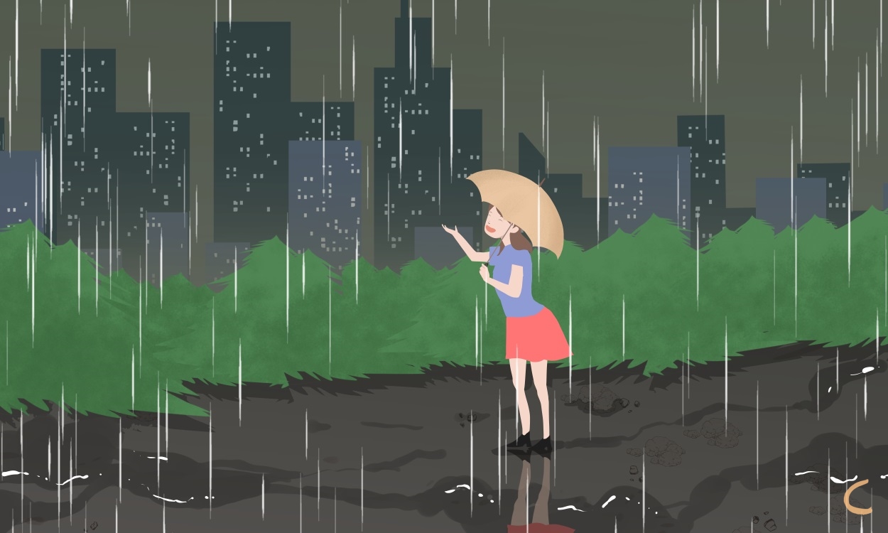 妙写下雨好句好段