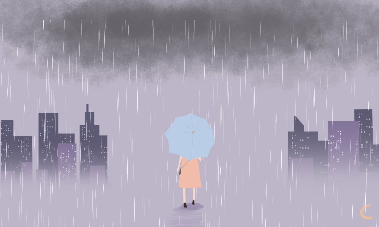 雨天容易火的抖音句子大全