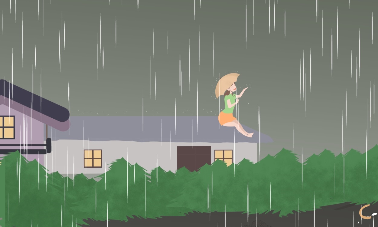 下雨天心情伤感语录大全