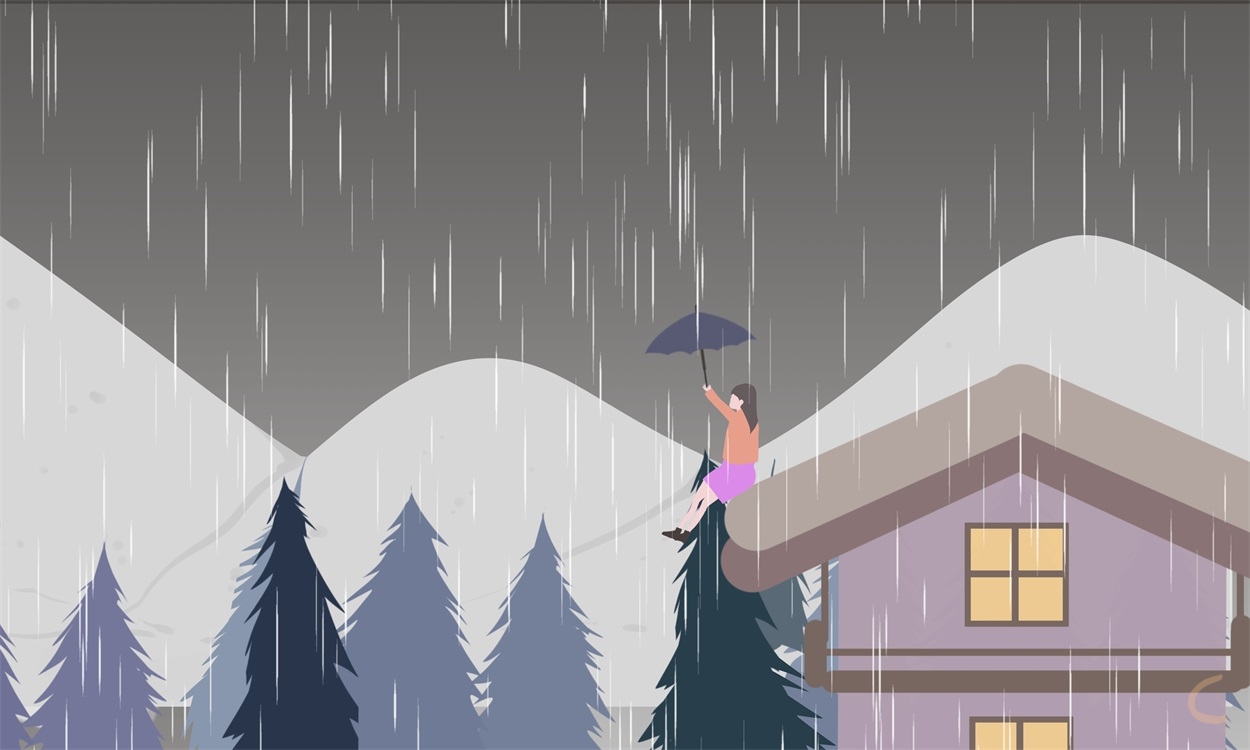 下雨天的优美句子说说