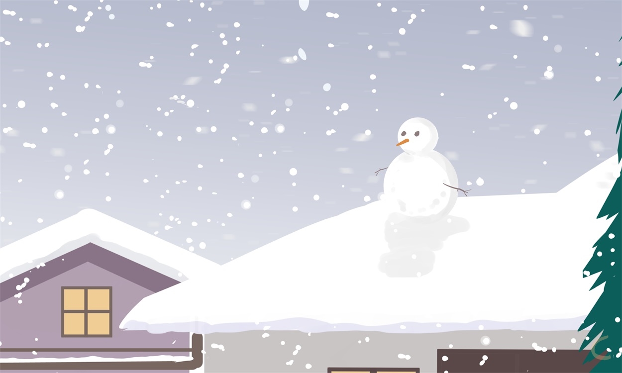 关于冬天下雪说说