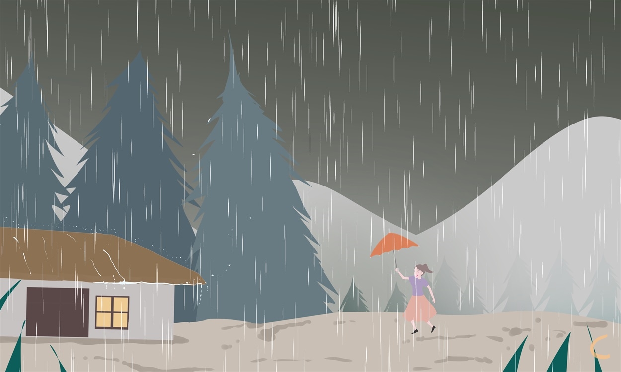 朋友圈下雨的心情文案