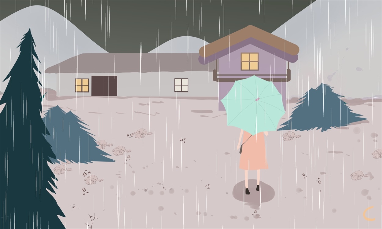 雨天最走心的精辟句子文案